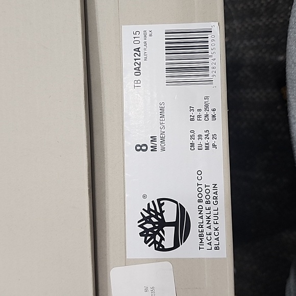 New Timberland Riley Flair Hiker Full Grain Leather Ankle Boot 8 - Picture 8 of 10